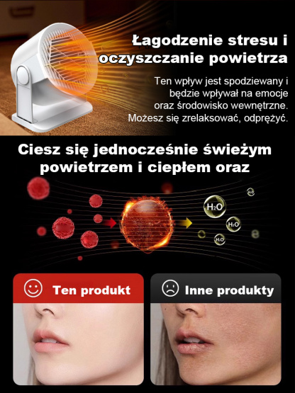 🔥Kompleksowy sprzęt do ogrzewania domu 🌡️ Wiele regulowanych ustawień, które spełniają różne potrzeby związane z ciepłem