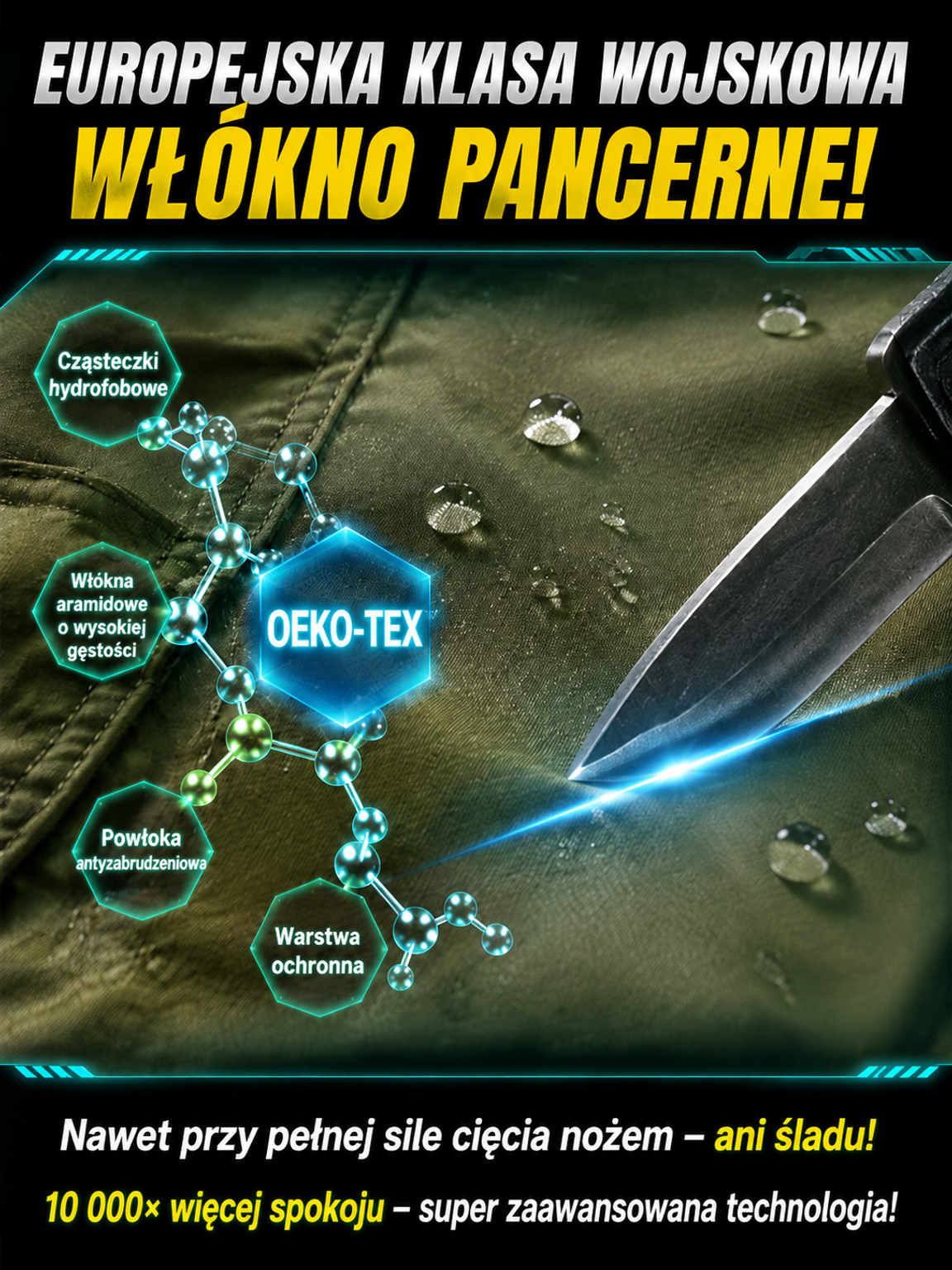 🛡️Pancerne Spodnie Robocze i Outdoorowe (50 000 Testów) – Wodoodporne, Szybkoschnące, Pas Elastyczny +5 cm