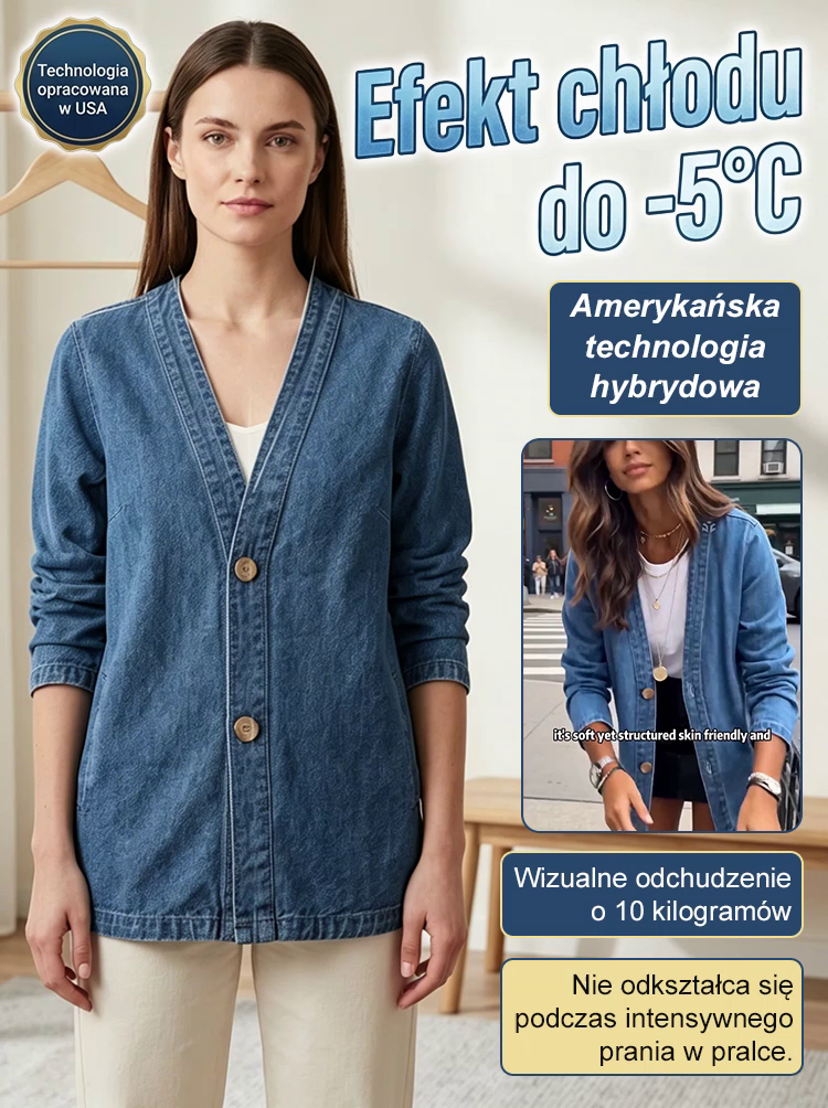 ✨Zapomnij o fałdkach! Krój H-Line wysmukla sylwetkę o 10 kg. 100% bawełna, zero gniecenia.
