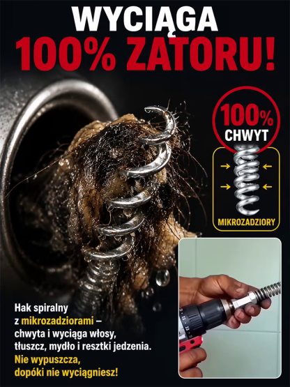🔥 Udrożnij rurę w zaledwie 3 sekundy! Nie musisz już wzywać hydraulika!