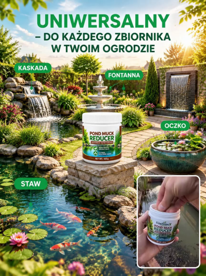 💧 Krystalicznie Czysta Woda w 3 Minuty! Oczyszczacz Stawu i Oczka Wodnego! 50% OFF 