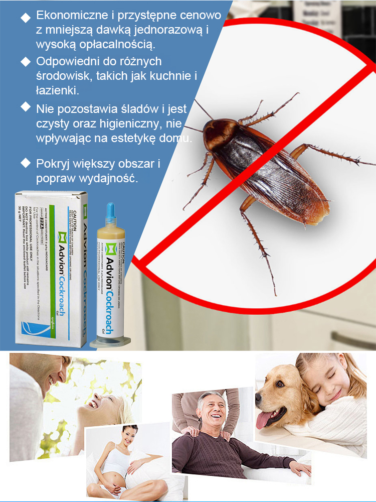 🌟Środek na karaluchy z USA, sprzedany w ponad 300 milionach egzemplarzy, cieszący się zaufaniem setek tysięcy rodzin! 💪
