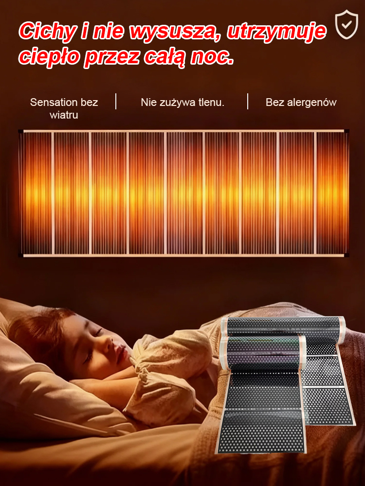 🔥 Niemiecka topowa grzejka ścienna z grafenu ✨