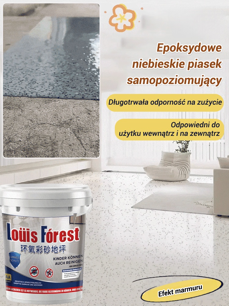 🔥Ulepszona farba epoksydowa do podłóg w kolorze piasku🔥