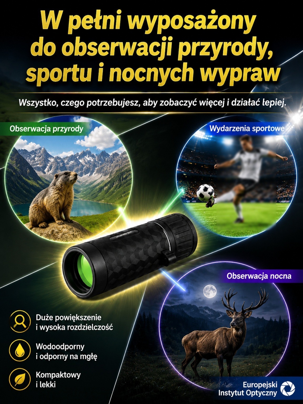 🔥Odkryj obraz o niesamowitej ostrości i zasięgu, o jakim dotąd mogłeś tylko marzyć! 