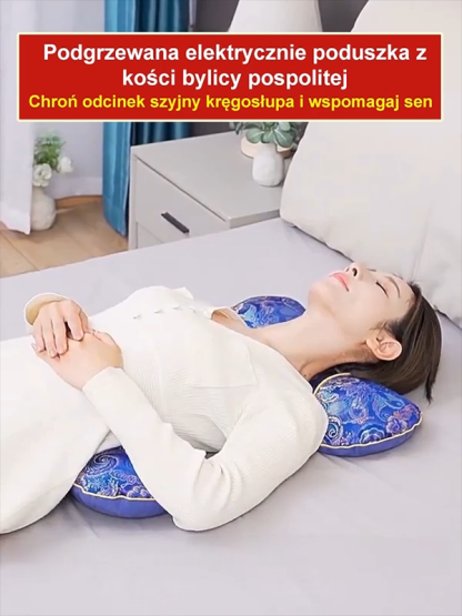 ✨Poduszka z bylicy z ogrzewaniem elektrycznym, ulga w bólu szyi w 10 minut!✨