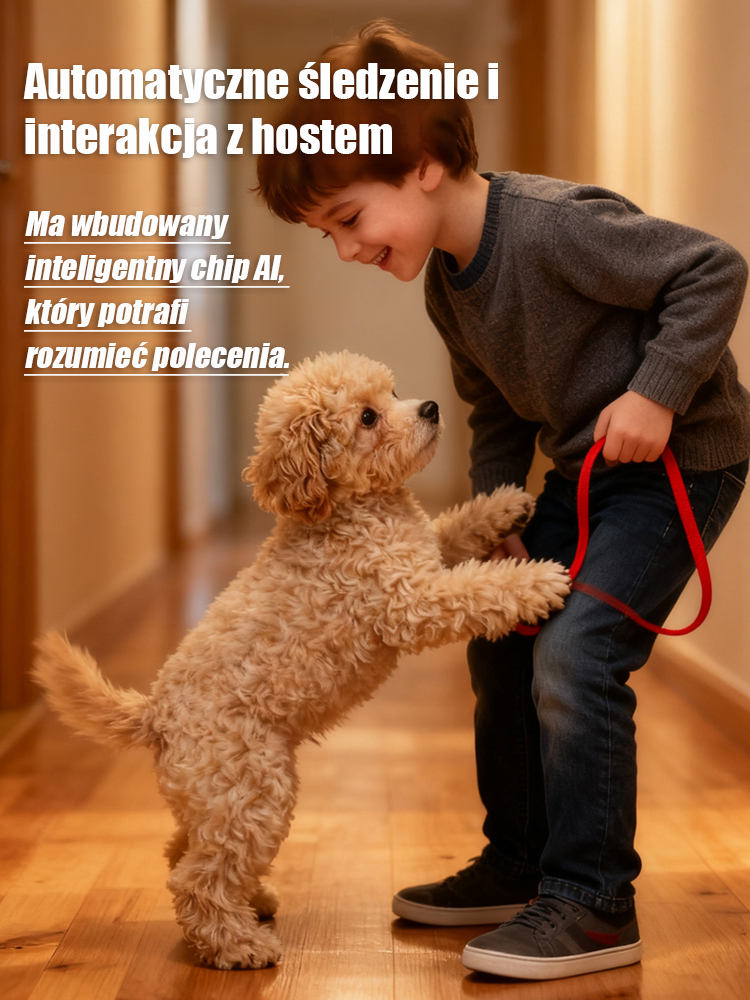 🐶 Przytulny robot-piesek - pluszowa maskotka do spania 🛌 Delikatny, krótkowłosy, antyalergiczny ✨ Można prać w pralce, idealny towarzysz do spania i zabawy 🧸