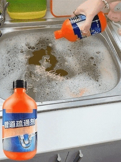 🔥Skuteczny środek do udrażniania rur:💡 Szybko rozpuszcza zatory i przywraca prawidłowy przepływ wody.