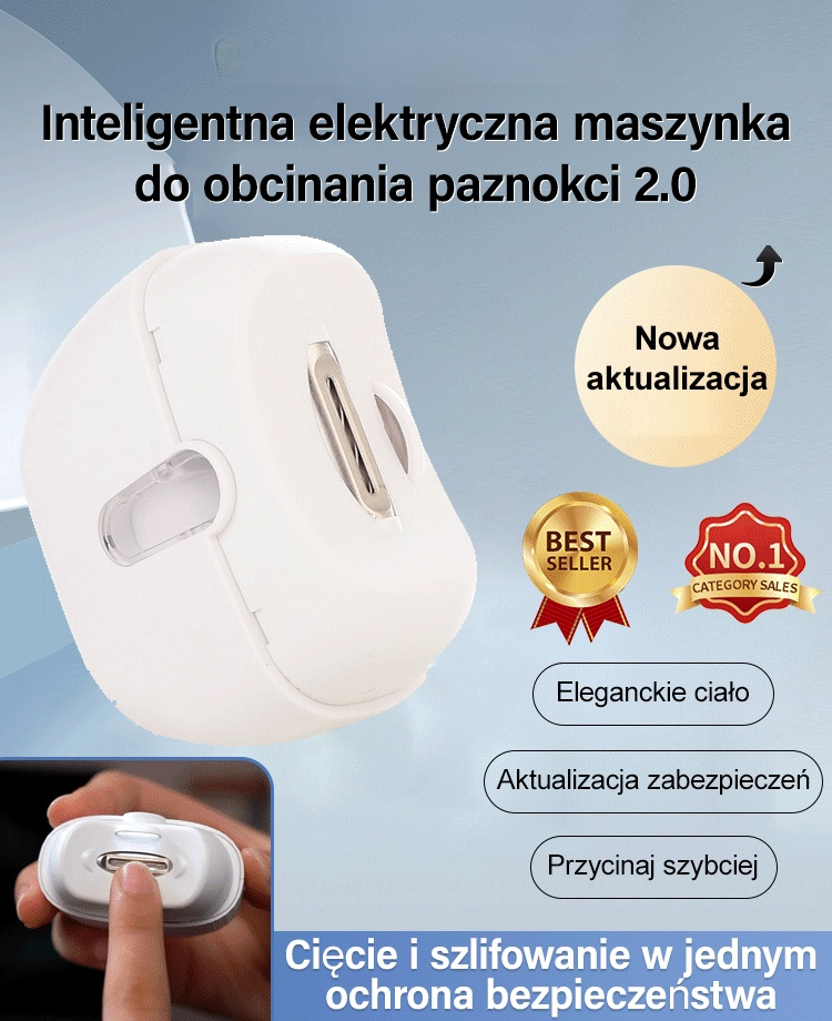 🔥Nożyczki elektryczne, precyzyjne przycinanie pazurów ułatwia ich przycinanie🔥
