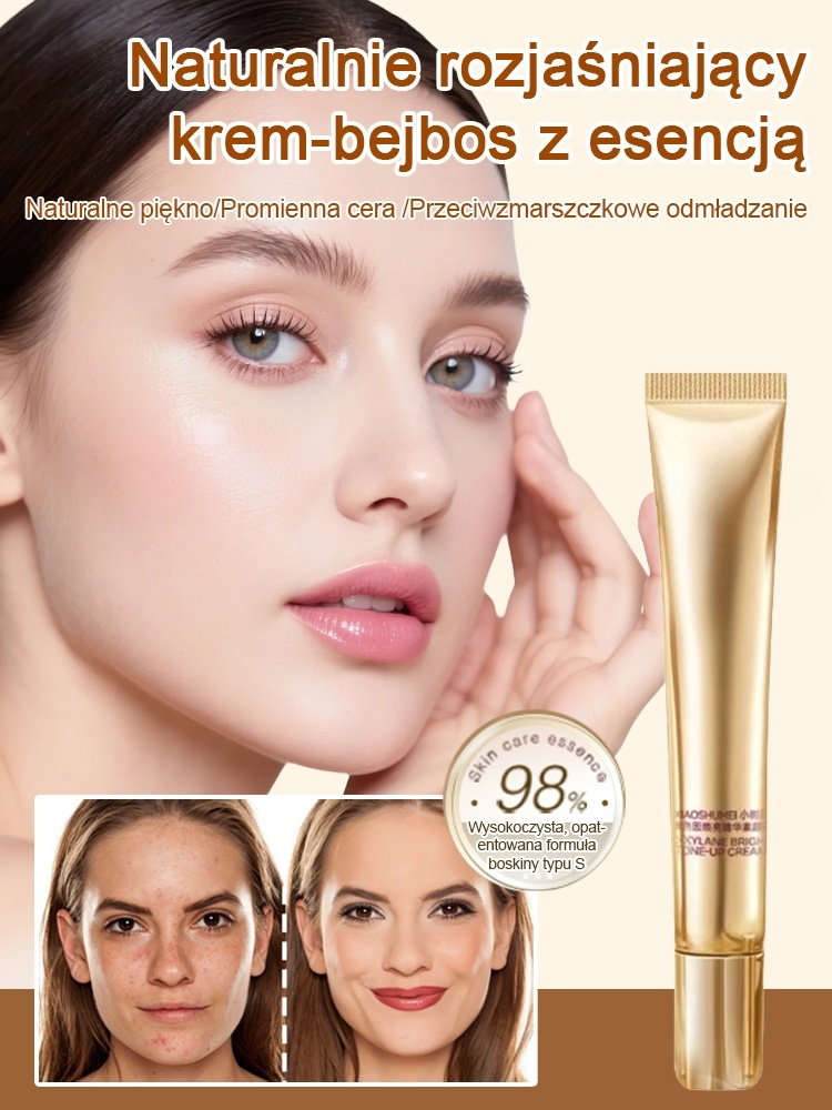 Naturalny krem rozświetlający – wystarczy jedno użycie✨, aby skóra rozkwitła świeżym blaskiem🎉