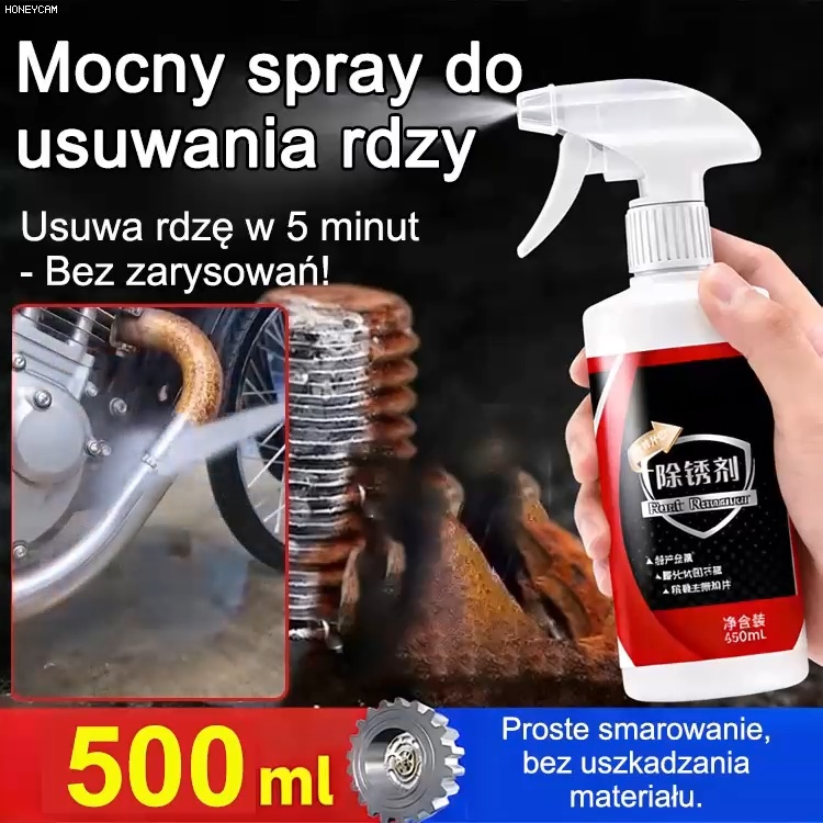 【Szybkie usuwanie rdzy】 Mocny środek antykorozyjny do stali 💪 – Bezpieczny, wydajny, ekologiczny. Odpowiedni do wszystkich powierzchni metalowych.