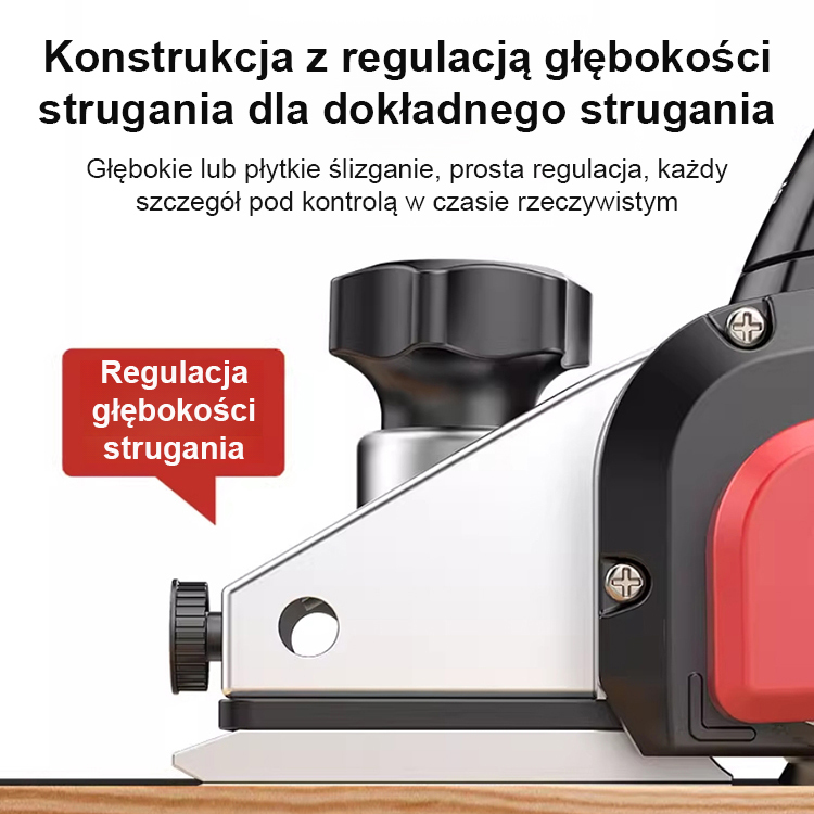 🔥Duża moc i precyzyjna regulacja ułatwiają obróbkę różnych gatunków drewna i sprawdzają się w różnych sytuacjach🔥