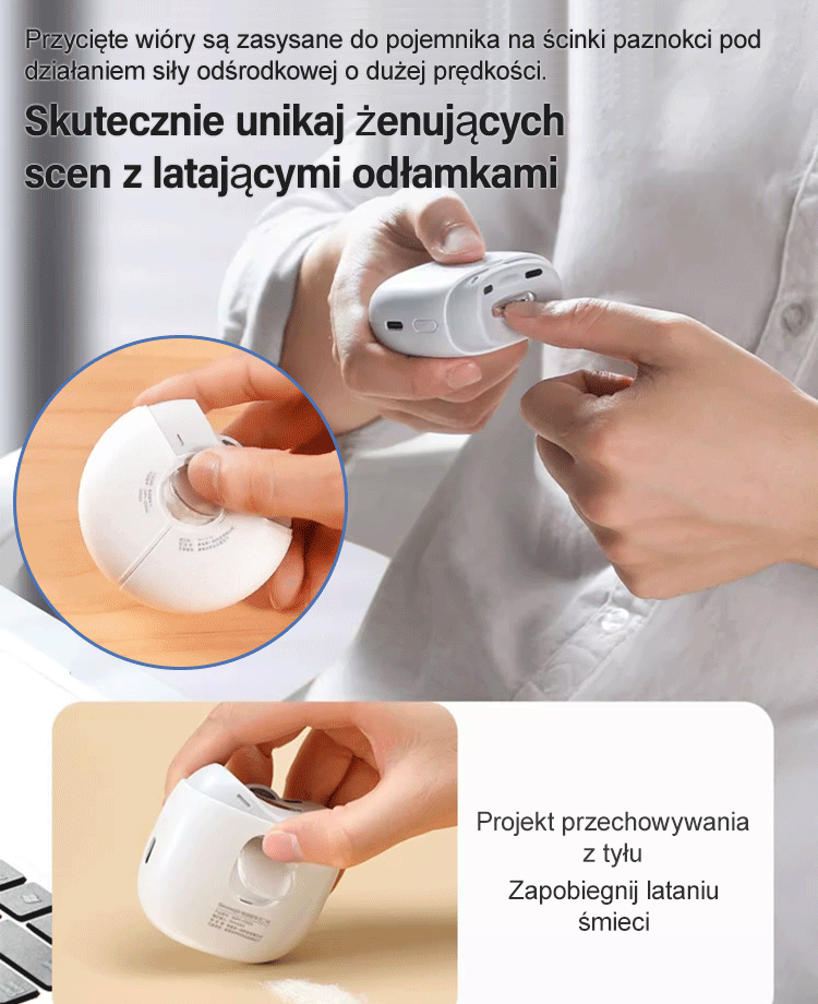 🔥Nożyczki elektryczne, precyzyjne przycinanie pazurów ułatwia ich przycinanie🔥