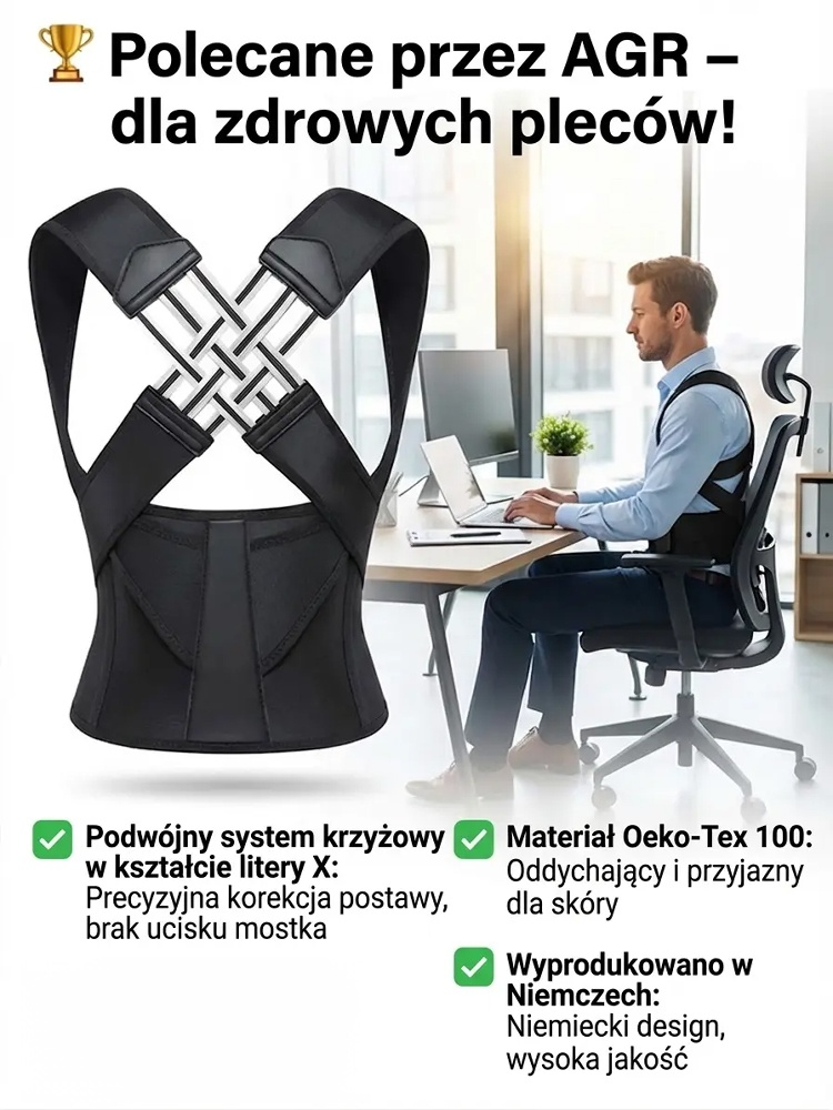 ⚡ ODZYSKAJ PROSTĄ POSTAWĘ BEZ ŻMUDNYCH ĆWICZEŃ!