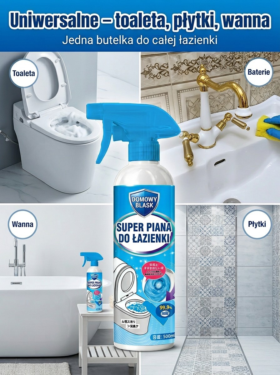 🌿Efekt w 3 sekundy! Bez szorowania, rozpuszcza 10-letni brud!