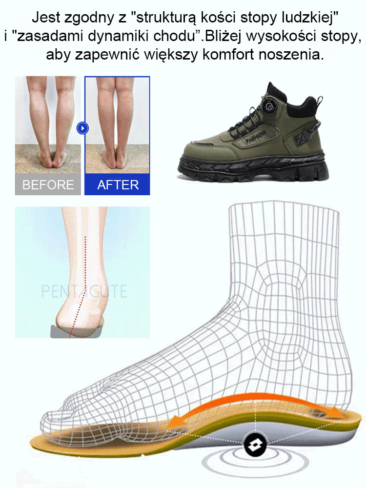 🚀Buty w 3 sekundy bez sznurówek - kultowe Martin, które dodadzą Ci 5 cm wzrostu! ✅ Optycznie wyszczuplą nogi, bez zbędnej masy