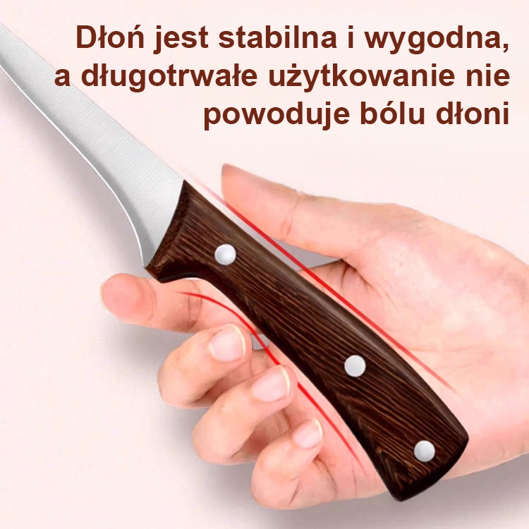 🛠️Nóż kutego ze stali stopowej 60 razy, twardość zwiększona 5-krotnie, w 30 sekund łatwo pokroisz kurczaka!