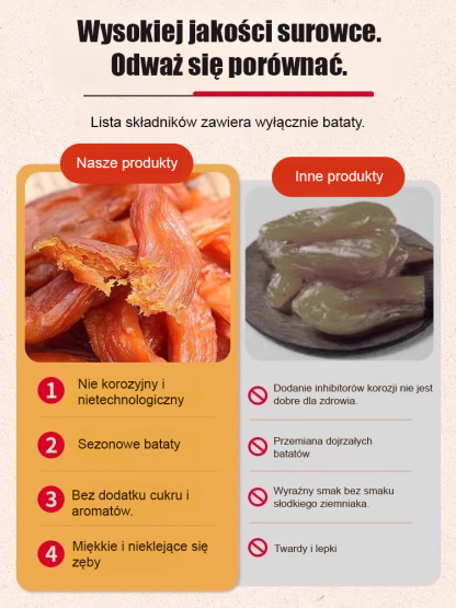 ✨Nazywają je "naturalną insuliną"✨ 🍠 Oto suszone bataty bez cukru z Karoliny Północnej w USA