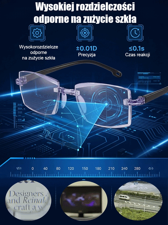 【Przywróć wzrok do jasności sprzed 20 lat】Okulary do czytania Smart Zoom Comfort🔥Bezpośrednio z fabryki. Zostało 45 par. Zamów teraz.