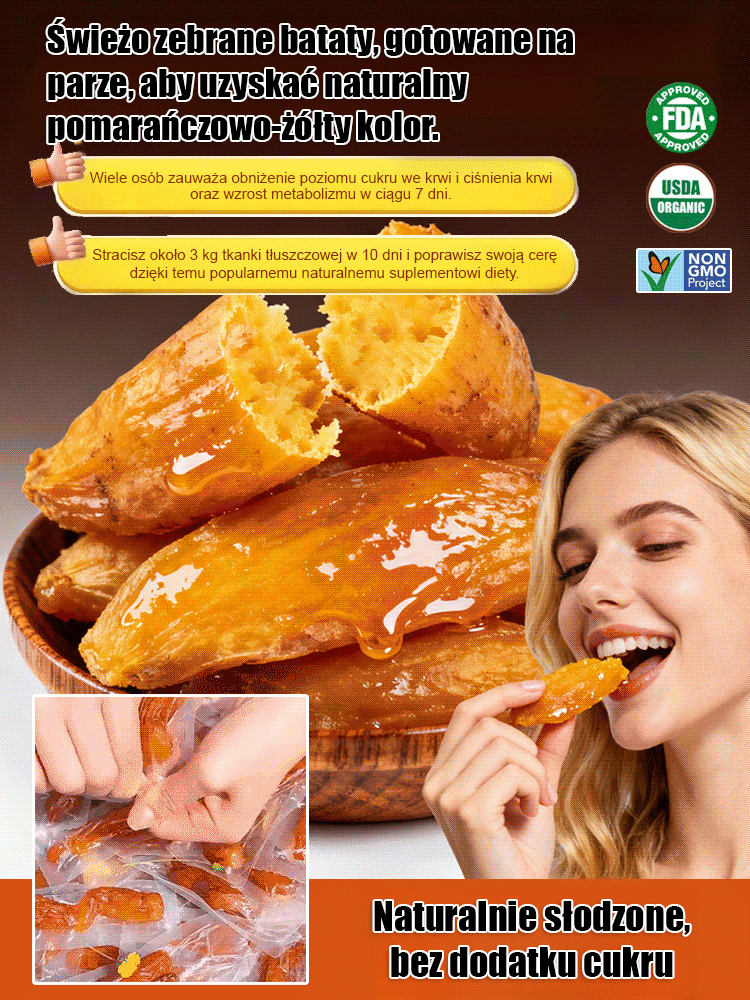 ✨Nazywają je "naturalną insuliną"✨ 🍠 Oto suszone bataty bez cukru z Karoliny Północnej w USA