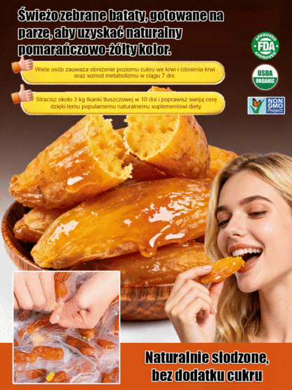 ✨Nazywają je "naturalną insuliną"✨ 🍠 Oto suszone bataty bez cukru z Karoliny Północnej w USA
