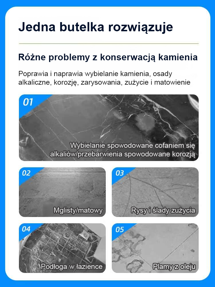 🔥Pięcioletni, długotrwały, błyszczący, antykorozyjny środek do powlekania kryształów marmuru🔥