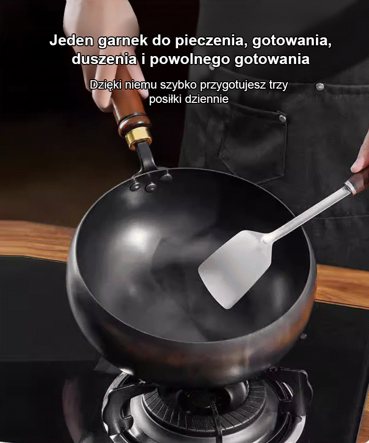 🔥Zdrowa, niepowlekana patelnia z powłoką zapobiegającą przywieraniu, umożliwiająca łatwe i pyszne gotowanie🔥