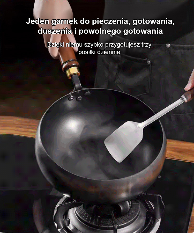 🔥Zdrowa, niepowlekana patelnia z powłoką zapobiegającą przywieraniu, umożliwiająca łatwe i pyszne gotowanie🔥