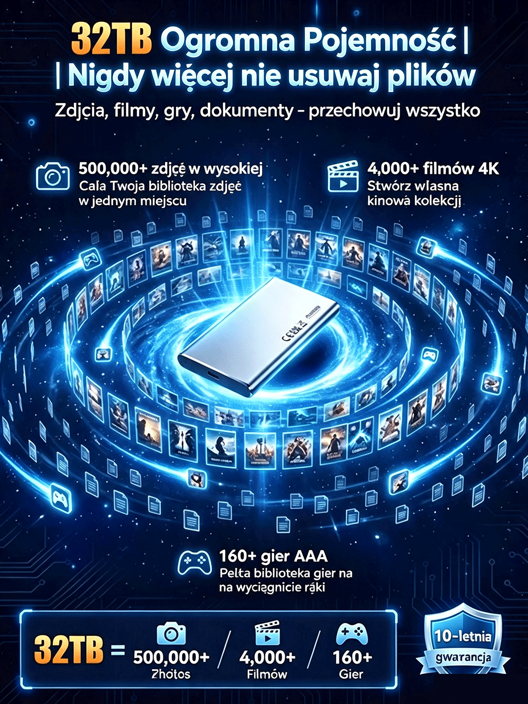 🔥Wyjątkowo cienki i wydajny dysk SSD SL-32T