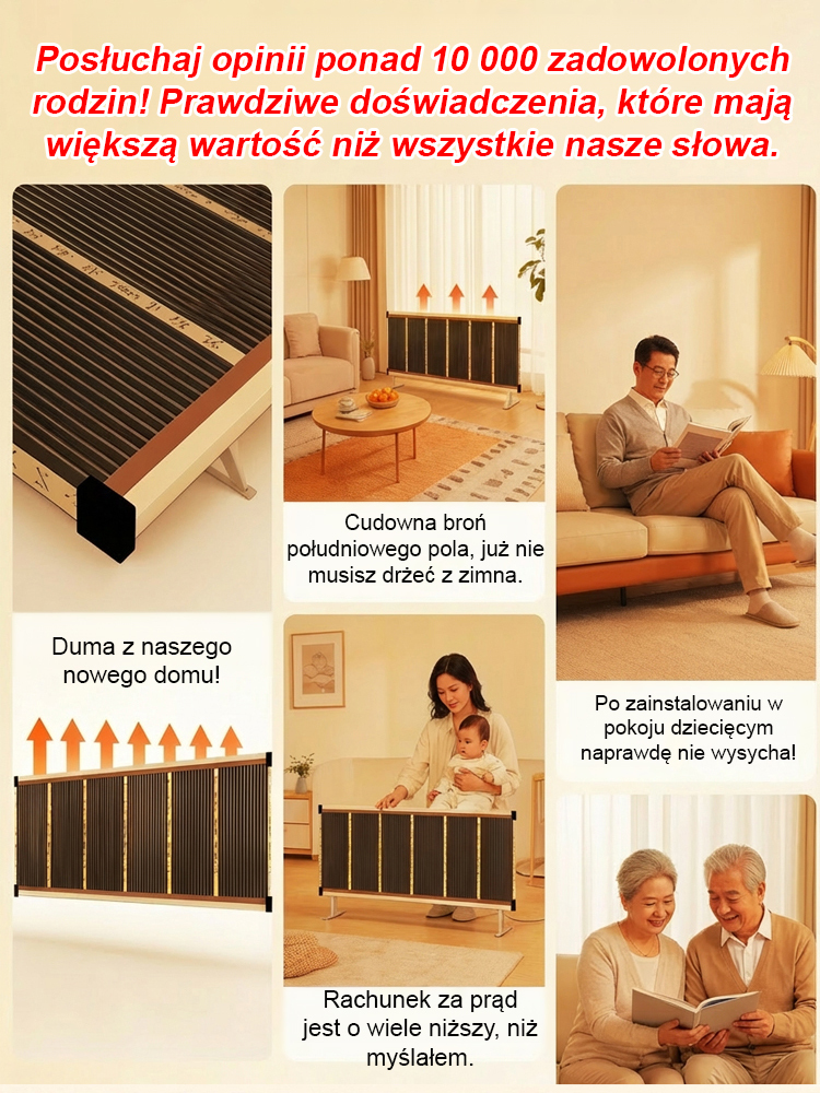 🔥 Niemiecka topowa grzejka ścienna z grafenu ✨