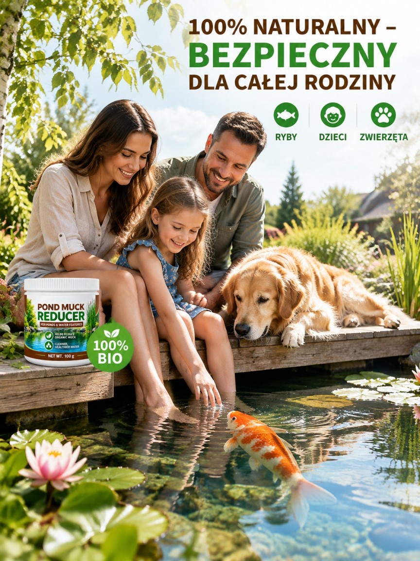 💧 Krystalicznie Czysta Woda w 3 Minuty! Oczyszczacz Stawu i Oczka Wodnego! 50% OFF 