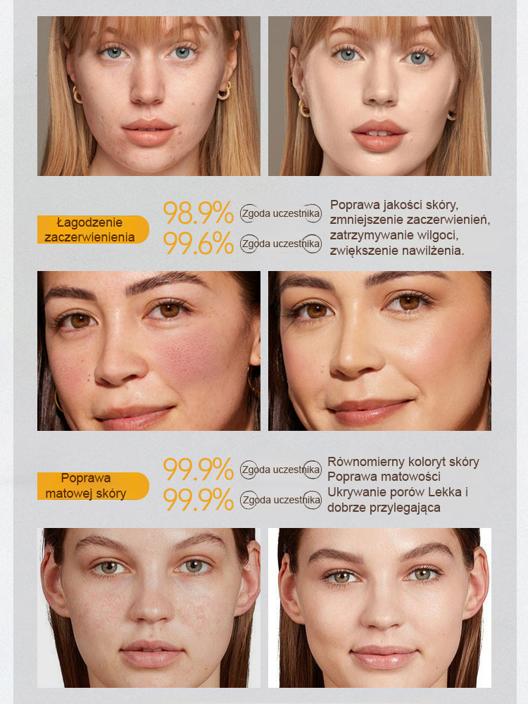 💡Im więcej używasz, tym bardziej promienna skóra! Nasza 5-krotna podkład z witaminą C ✨ żegnaj matowej, nierównej skórze 💡