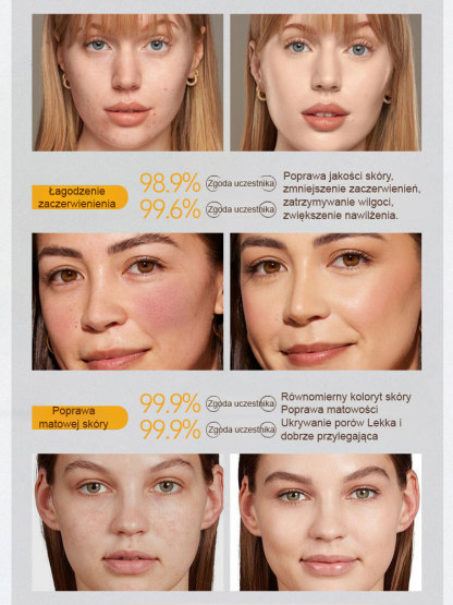 💡Im więcej używasz, tym bardziej promienna skóra! Nasza 5-krotna podkład z witaminą C ✨ żegnaj matowej, nierównej skórze 💡