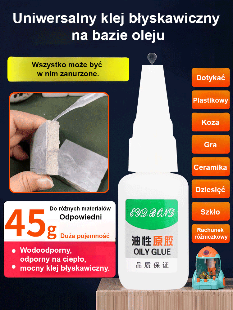 🔧Super mocny klej Wielofunkcyjny klej💡 Jeden klej rozwiązuje wszystkie problemy związane z naprawami