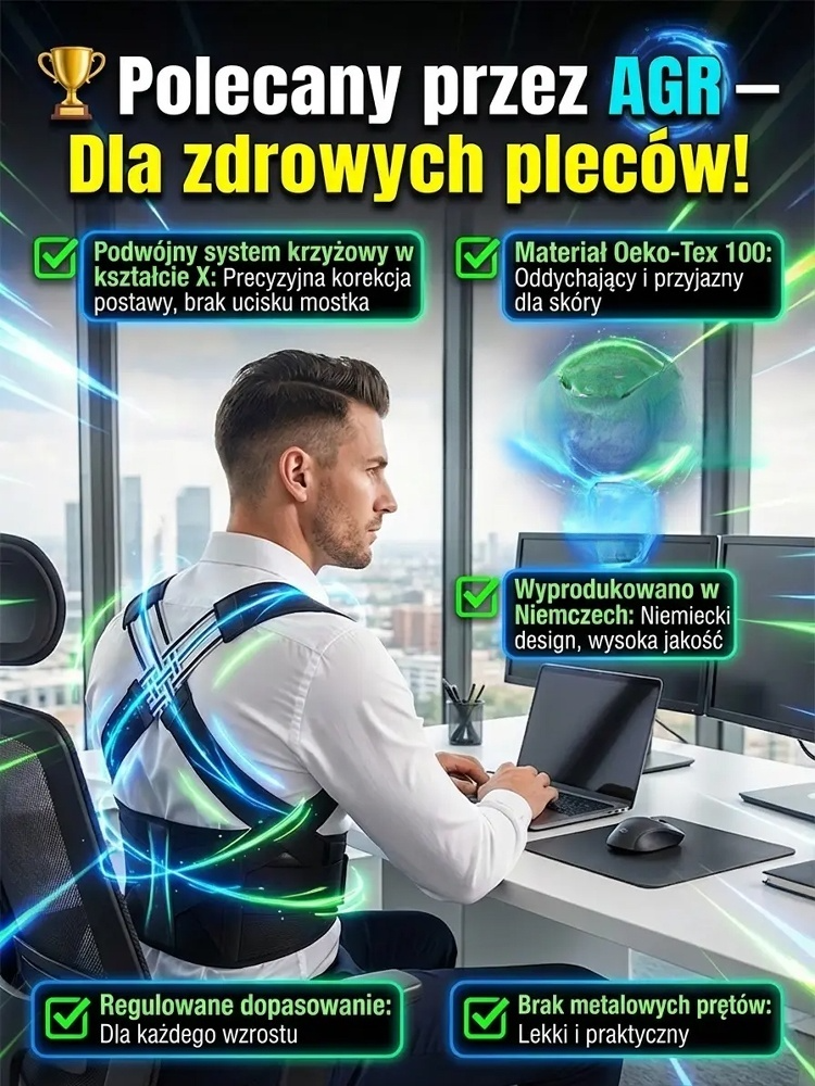 ⚡ ODZYSKAJ PROSTĄ POSTAWĘ BEZ ŻMUDNYCH ĆWICZEŃ!