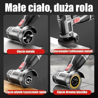 🔧Technologicznie zaawansowana, inteligentna szlifierka kątowa, 💡Wyświetlacz cyfrowy o wielu zastosowaniach