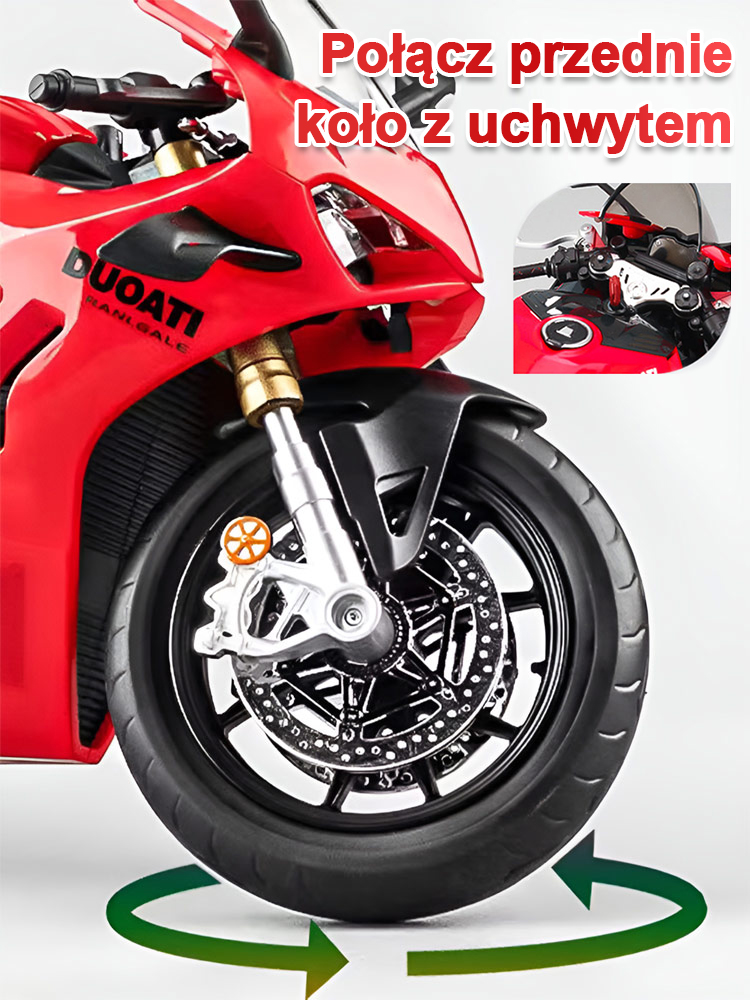 Limitowana edycja Panigale V4 w skali 1:12 ✨ Idealny prezent dla miłośników prędkości
