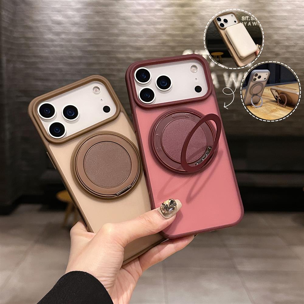 Soft-Touch Matte MagSafe Case for iPhone 17