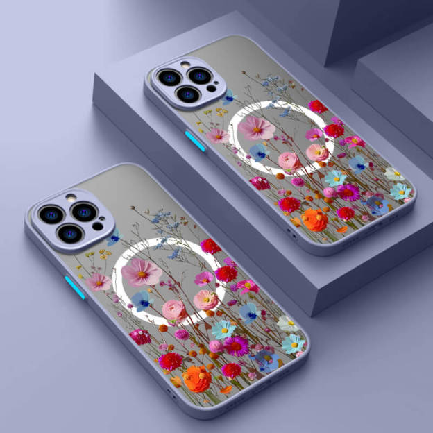 Floral MagSafe Phone Case-NookShell