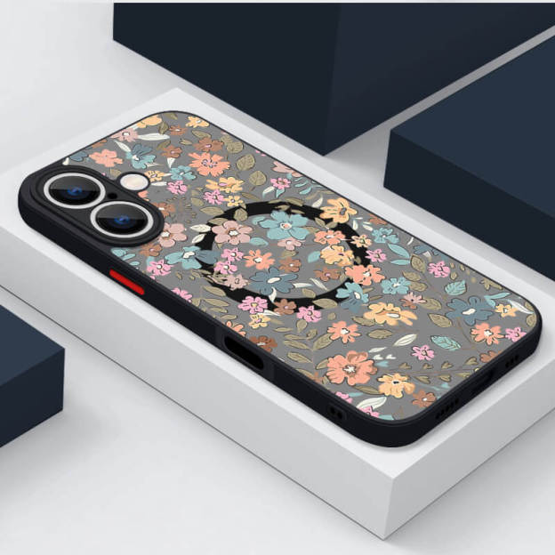 Floral MagSafe Phone Case-NookShell