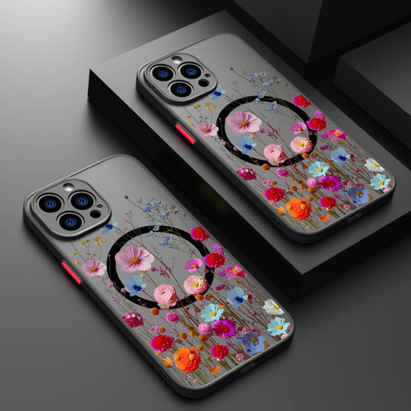 Floral MagSafe Phone Case-NookShell