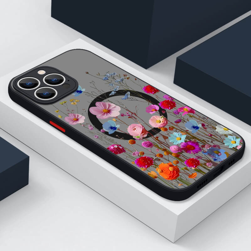 Floral MagSafe Phone Case-NookShell