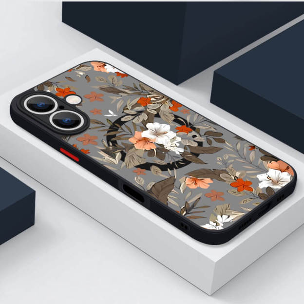Floral MagSafe Phone Case-NookShell