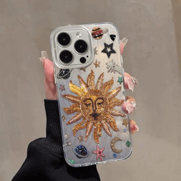 Sunflower Starry Sky Phone Case-NookShell