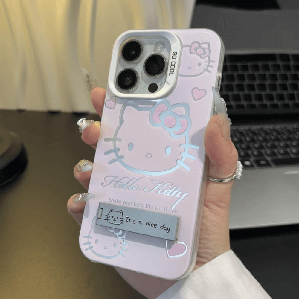 Kawaii Hello Kitty Phone Case-NookShell