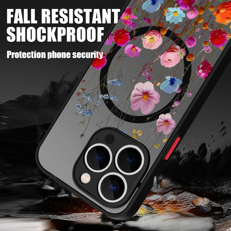 Floral MagSafe Phone Case-NookShell