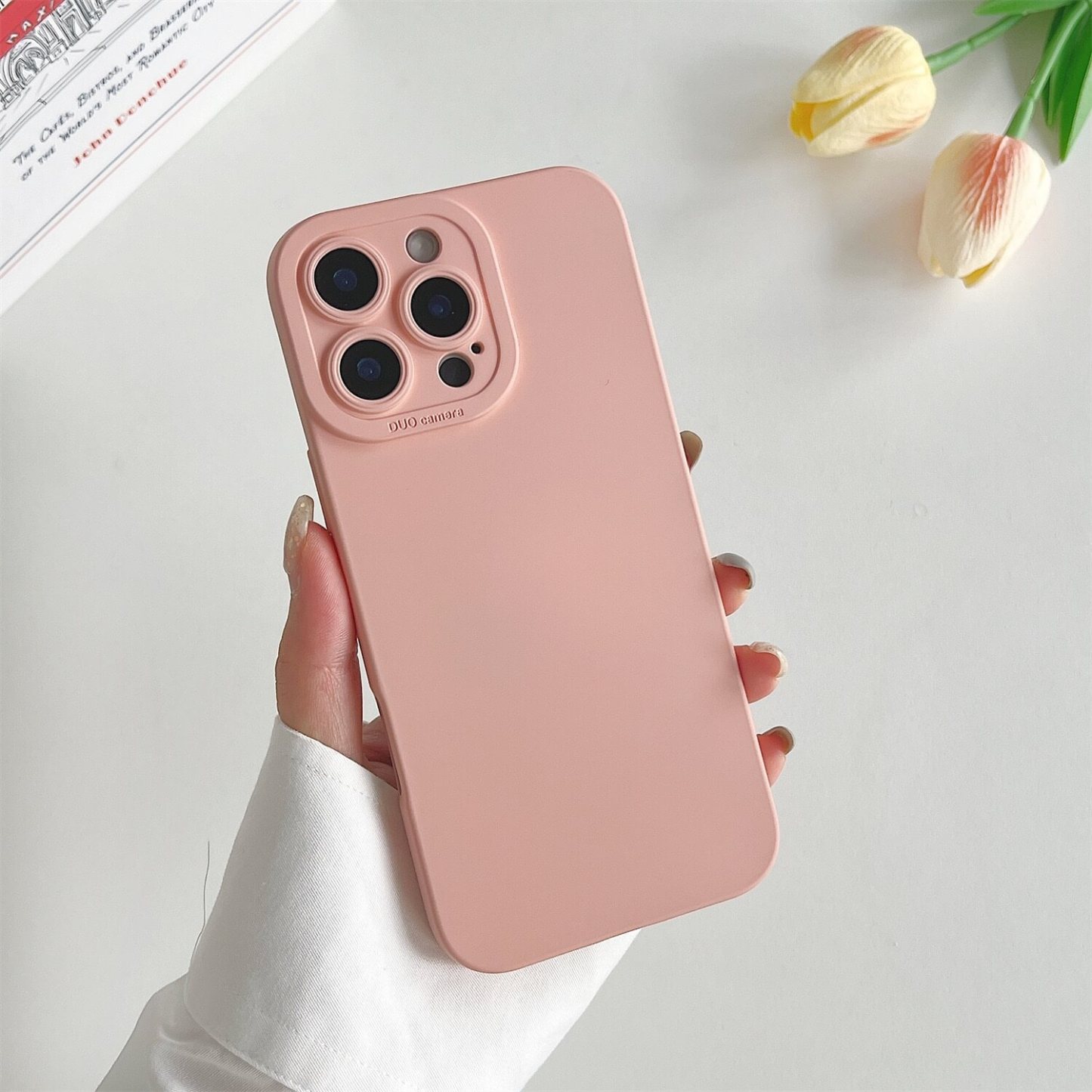 Liquid Silicone Cover for iPhone 16–11 Series-NookShell