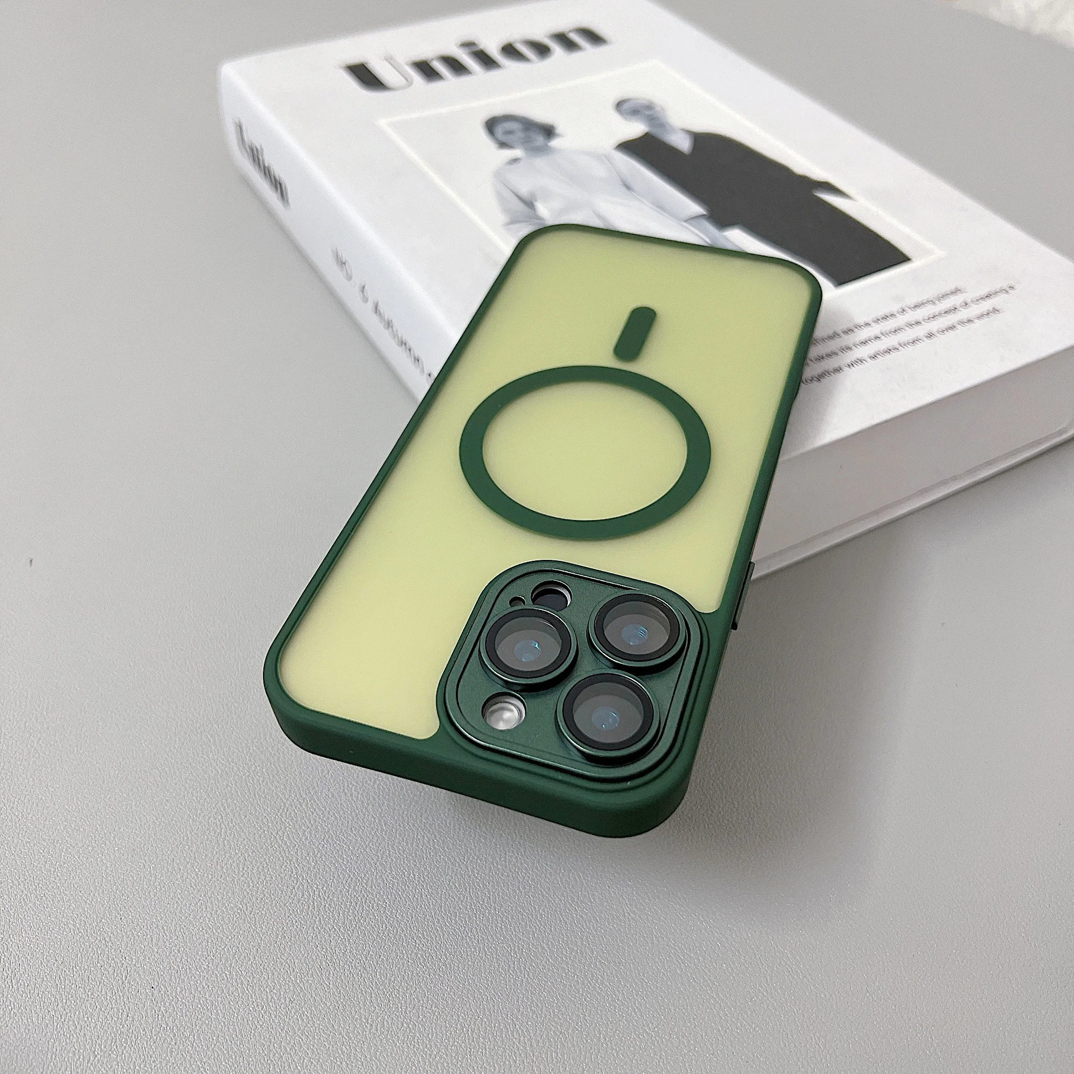 Matte Magnetic Armor iPhone Case (MagSafe Ready)-NookShell