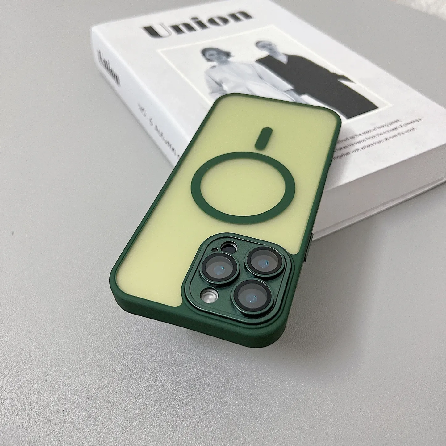 Matte Magnetic Armor iPhone Case (MagSafe Ready)-NookShell