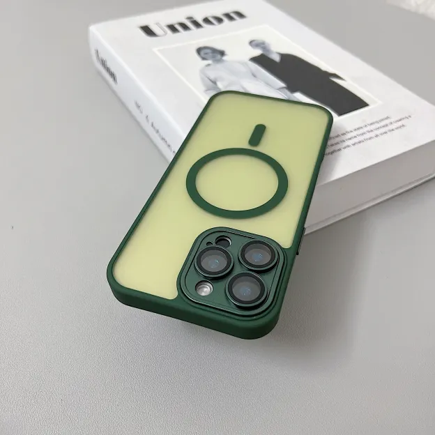 Matte Magnetic Armor iPhone Case (MagSafe Ready)-NookShell